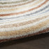 6' X 9' Cream Abstract Power Loom Area Rug