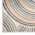6' X 9' Cream Abstract Power Loom Area Rug
