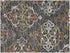 5' X 8' Charcoal Abstract Geometric Hand Tufted Non Skid Area Rug
