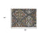 5' X 8' Charcoal Abstract Geometric Hand Tufted Non Skid Area Rug