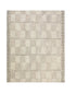 5' X 8' Moss Green Wool Abstract Geometric Hand Tufted Non Skid Area Rug