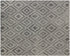 5' X 8' Black and Ivory Wool Abstract Geometric Hand Tufted Non Skid Area Rug