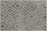 5' X 8' Black and Ivory Wool Abstract Geometric Hand Tufted Non Skid Area Rug