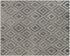5' X 8' Black and Ivory Wool Abstract Geometric Hand Tufted Non Skid Area Rug
