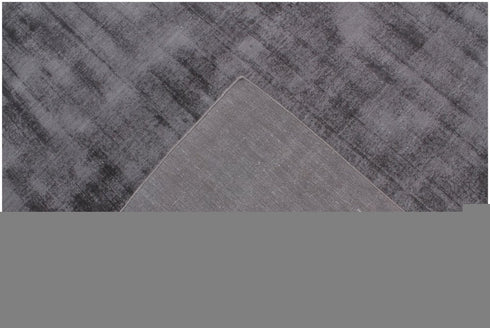 9' X 12' Charcoal Hand Loomed Area Rug