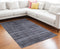 9' X 12' Charcoal Hand Loomed Area Rug