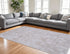 9' X 12' Ivory and Light Gray Abstract Hand Loomed Area Rug