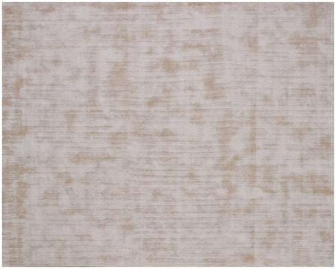 9' X 12' Champagne Hand Loomed Area Rug