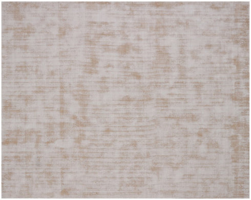 9' X 12' Champagne Hand Loomed Area Rug