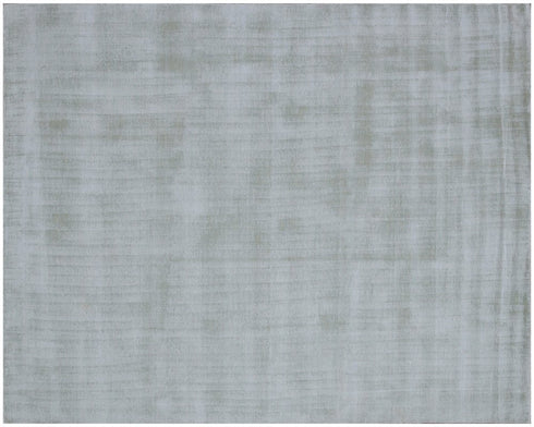 9' X 12' Green Hand Loomed Area Rug