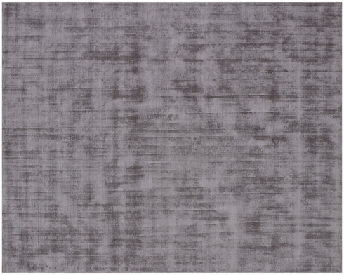 8' X 10' Dark Brown Hand Loomed Area Rug