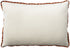 20" X 14" Orange Text Velvet Throw Pillow