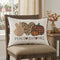 20" X 14" Orange Text Velvet Throw Pillow