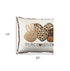 20" X 14" Orange Text Velvet Throw Pillow