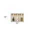 Set of Three Gia Faux Niche 3D Peel and Stick Wall Decals