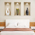 Set of Three Gia Faux Niche 3D Peel and Stick Wall Decals