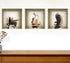 Set of Three Hag Faux Niche 3D Peel and Stick Wall Decals
