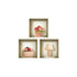 Set of Three Kai Faux Niche 3D Peel and Stick Wall Decals