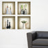 Set of Four Ari Faux Niche 3D Peel and Stick Wall Decals