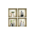 Set of Four Ari Faux Niche 3D Peel and Stick Wall Decals