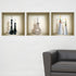 Set of Three Ira Faux Niche 3D Peel and Stick Wall Decals