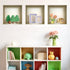Set of Three Ash Faux Niche 3D Peel and Stick Wall Decals