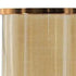 19" Gold And White Glass And Marble Table Vase