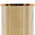 19" Gold And White Glass And Marble Table Vase