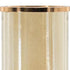 16" Gold And White Glass And Marble Table Vase