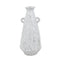 12" White Terracotta Tapered Jug Vase