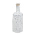 13" White Terracotta Cylinder Jug Vase