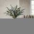 13" Light Blue Hammered Glass Table Vase
