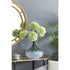 13" Light Blue Hammered Glass Table Vase