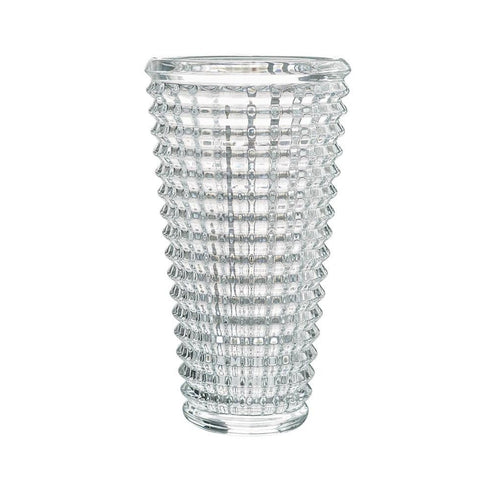 11" Clear Round Glass Table Vase