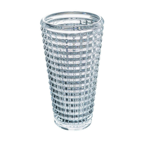 11" Clear Round Glass Table Vase