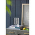 8" Clear Square Glass Table Vase