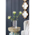 8" Clear Square Glass Table Vase