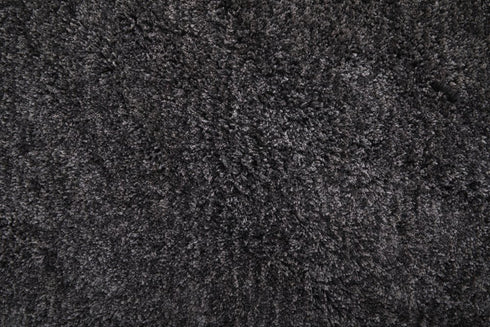 9' X 12' Black Shag Hand Tufted Area Rug