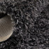 9' X 12' Black Shag Hand Tufted Area Rug