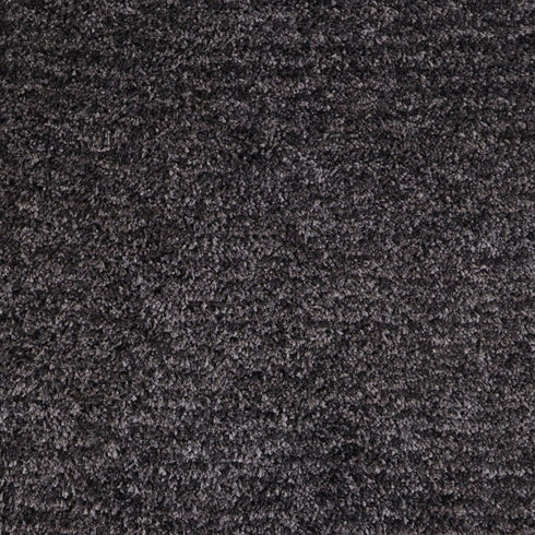 9' X 12' Black Shag Hand Tufted Area Rug
