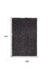 9' X 12' Black Shag Hand Tufted Area Rug