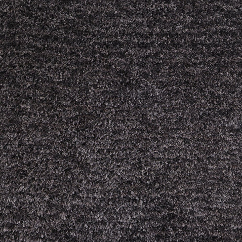 9' X 12' Black Shag Hand Tufted Area Rug