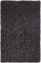 9' X 12' Black Shag Hand Tufted Area Rug