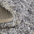 9' X 12' Gray Shag Hand Tufted Area Rug