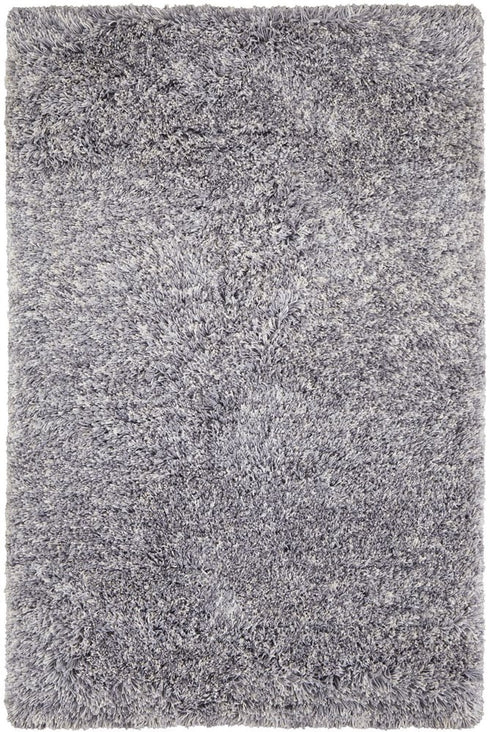 9' X 12' Gray Shag Hand Tufted Area Rug
