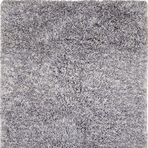 9' X 12' Gray Shag Hand Tufted Area Rug