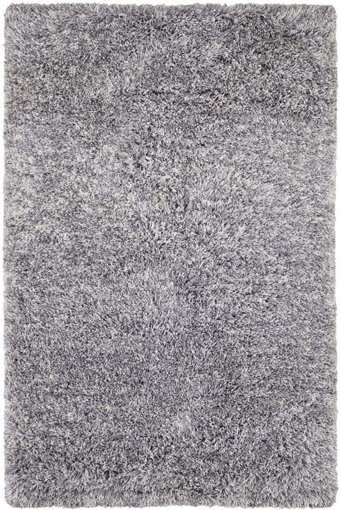 9' X 12' Gray Shag Hand Tufted Area Rug