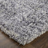 9' X 12' Gray Shag Hand Tufted Area Rug