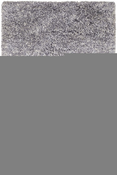 9' X 12' Gray Shag Hand Tufted Area Rug