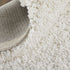 9' X 12' Ivory Shag Hand Tufted Area Rug